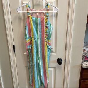 Matilda Jane Multicolor Striped Kids One Piece